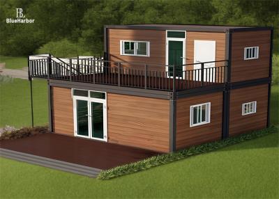 China Residential 2 Story Modular Homes With Terrace Sun Room Color Optional for sale