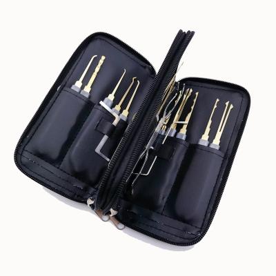 China Pick Locks Wholesale 20Pcs Locksmith Lock Pick Set Supplies Transparent Practice Padlock Lock Pick Tool Kit for sale