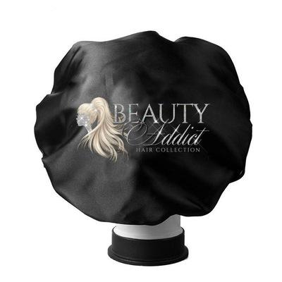 China SATIN/POLYESTER Low Moq Hot Selling One Size Silk Hair Bonnets Designer Women Custom Logo Sleeping Hat Hats Women for Hair Care for sale