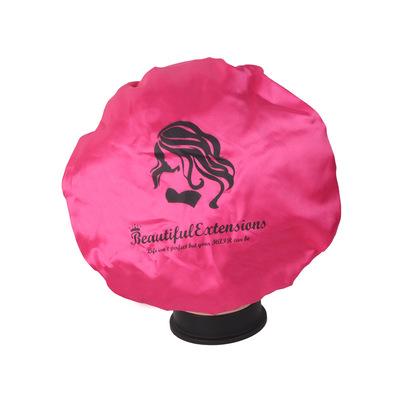 China Wholesale Custom Made Silk SATIN/POLYESTER Hoods Sleep Hat Logo Designer Double Layer Satin For Hair Care for sale