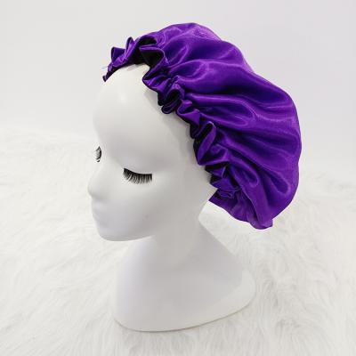 China Wholesale Women Hair Care Sleeping Cap For Women SATIN/POLYESTER Designer Soft Satin Hood With Great Price for sale