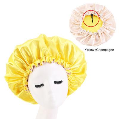 China HOT SALE SATIN/POLYESTER Hair Accessories Braid Adjustable Cowls Braid Bonets Women Adjustable Satin With Custom Logos for sale