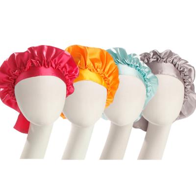 China Luxury Factory Designer Wholesale Bonnets And Satin Hair Wraps Custom Logo Luxury Bonnet With Edge Scarf for sale