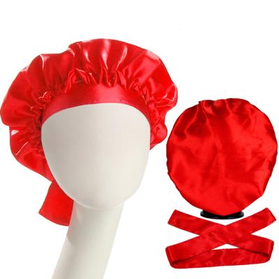 China Luxury Hot Selling Designer Beanies And Head Wraps African Long Tape Double Layer Chemotherapy Sleep Hat for sale