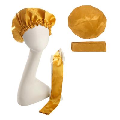 China Luxury Customized Luxury Hoods and Satin Hair Wraps Reversible Hoods with Custom Logo for sale