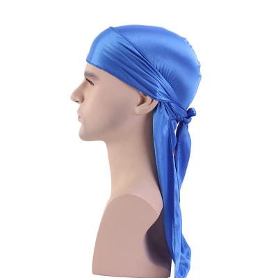 China Wholesale Luxury Designer Durags Satin For Men Silk With Custom Logo for sale