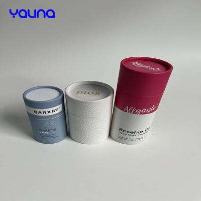 China Recycled Materials Eco-friendly Cylindrical Gift Boxes Fashion Christmas Circular Gift Box for sale