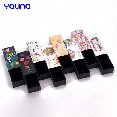 China Recycled Materials Wholesale Makeup Package Box Custom Logo Printing Lipstick Lip Gloss Cosmetic Packaging Paper Box for sale