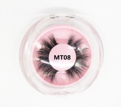 China 20mm -25mm Mink Lashes Natural Dramatic Wispies Lashes Vendor Fluffy Lashes for sale