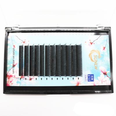 China Natural Eyelash Extensions Long Volume Supplies Professional Easy Fanning Premade Fans Private Label for sale