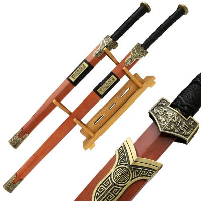 China Hot Selling Medieval Wooden Sword of Strong Placement Wooden Outdoor Toy Swords and Handmade Durable Bamboo Sword for sale