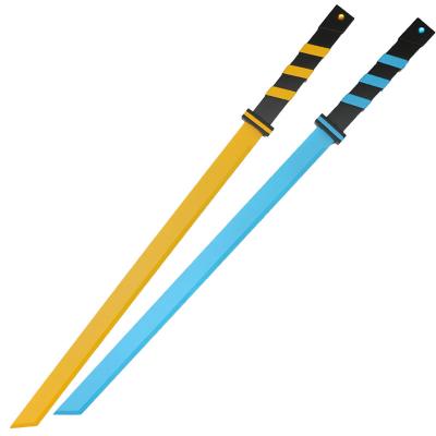 China Children wooden toys katana world bump anime cosplay sword for sale