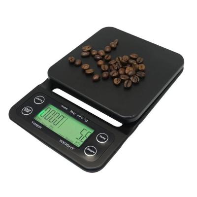 China Coffee Kitchen Scales OEM Smart 5kg 3kg 0.1g household High Accurcy Weighing Coffee Digital Electronic Kitchen Scale Food Scale for sale