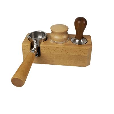 China Factory Price Modern Type Wristband New Coffee Accessories Coffee Needle Tamper Coffee Tamper With Wooden Stand for sale