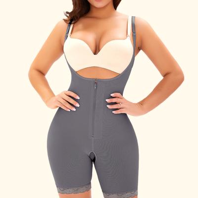 China Oversized Breathable Spandex Compression Extra Women Shapewear Women's Corsets Supplier Custom Good Buttok Plus Size Shapewear for sale