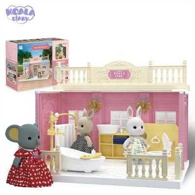 China Mini Toy Dollhouse Kit Bathroom Set, Amazon kits, Cheap Dollhouse Dollhouse Kit On Sale for sale