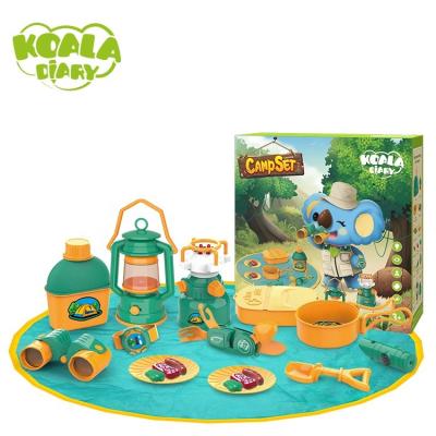 China ABS Indoor And Outdoor Toy Kids Camping Set Pretend Play Set For Children for sale