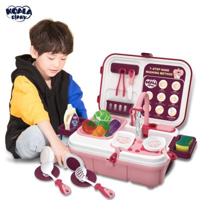 China Preschool Kids Play Set Electric Dishwasher Playing Toy, Pretend Play Sink Toys for Boys Girls for sale