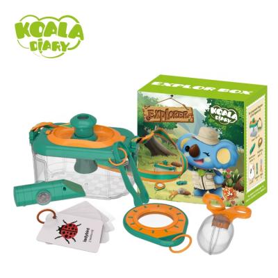 China Plastic Explorer Kit, 6 PCS Outdoor Adventure Camping Koala Diary Kids Kits with Compass Magnifier, Outdoor Explorer Kit Gifts Toys for sale