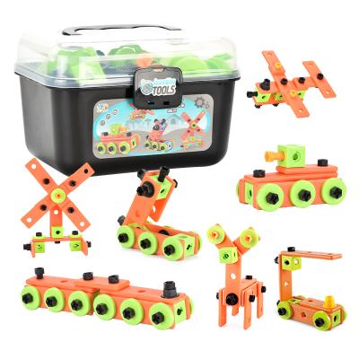 China MODEL TOY 82 PCS Kids Construction Tool Toy Set, Pretend Play Toys, Construction Toy Role Play Set For Children for sale