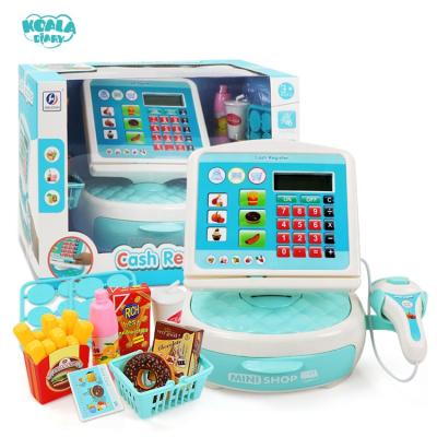 China Cash register pretend play supermarket store toys, supermarket cash register for kids 66xx33x72.5 for sale