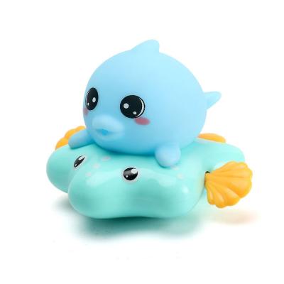 China Cartoon Plastic Animal Bath Toy Octopus Wind Swimming Toys, Baby Bath Animal Toys For Children for sale