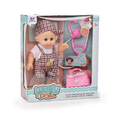 China DIY TOY 14 inch role play doctor toys, playing House roles, doctor play kit for kids for sale