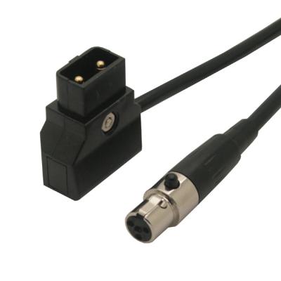 China 2pin D-tap male to 4pin mini Xlr cable for sale