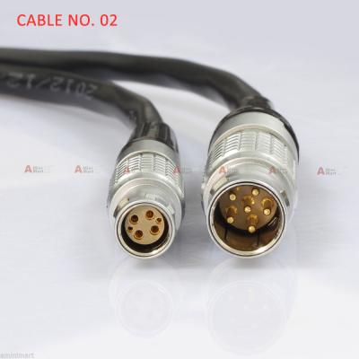 China 2B Male 6-Pin LEMO to 1B Female cable for RED Scarlet Epic for sale