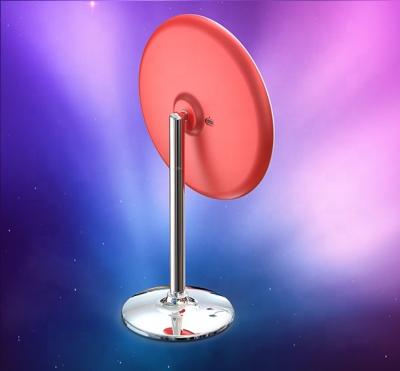 China Makeup Vanity Mirror With LED Light Micro USB Charging With Night Light Remote Control Cosmetic Darkening Mirror for sale