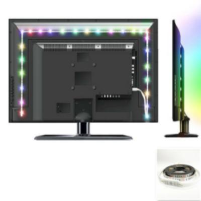 China 5050 dc5V usb tv background decoration cable residential strip rgb rgb ip20 smd 3528 led backlight strip light for sale