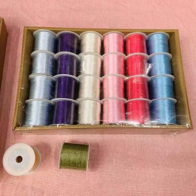 China Europe factory wholesale 100% polyester sewing thread yarn tenacity multi style top for sale