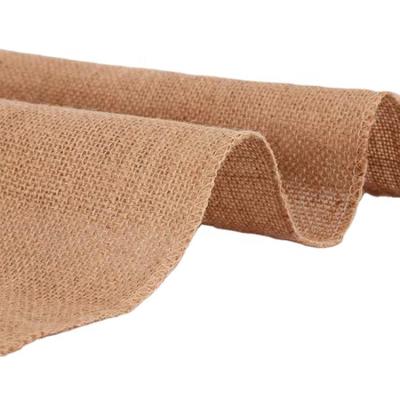 China Universal Anti Pill Natural Burlap Roll Burlap Fabric / Jute Fiber Gardening Material For Decorations for sale