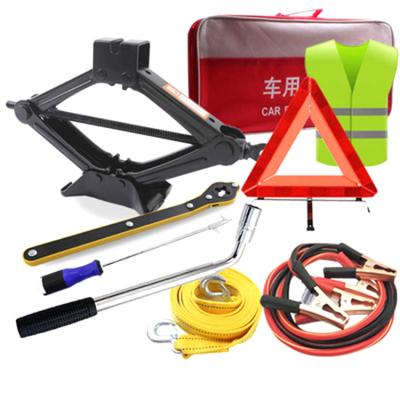 China Portable Automobile Repair Tools Manufacturers Automobile Repair Tools Emergency Kit Portable Car Scissors Jack Up Quick Lifting for sale