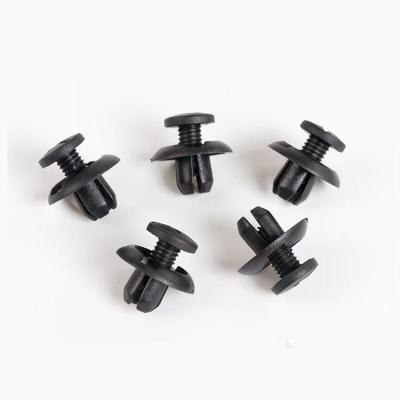 China Automotive Accessories High Quality Car Clip Fasteners Parts Plastic Black Nylon Rivet Clip For Honda for sale