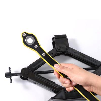 China Grip Hook Wheel Tire Garage Jack Ratchet Wrench Scissor Jack Operation Labor Saving Wrench Easy Auto Labor Saving Wrench for sale