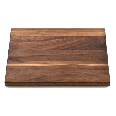 China Sustainable Hot Sale Wooden Black Walnut Wooden Cutting Board Bread Food Solid Board for sale