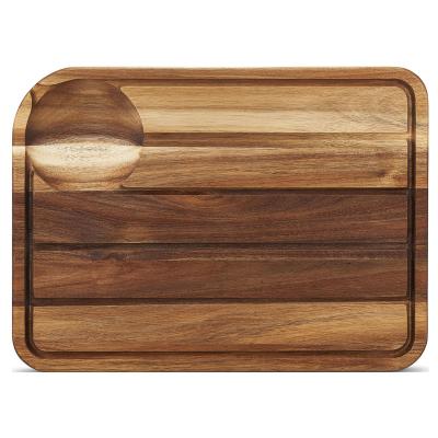 China Kitchen Wood Panel 18.5 Inch Tall Acacia Rectangle Sustainable Charcuterie Wood Cutting Board for sale