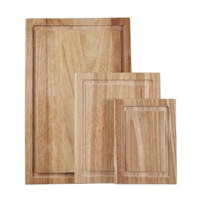 China Wooden Sustainable Eco Friendly Food Safe Acacia Cutting Board Set Of 3 Customized Packing for sale