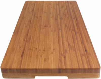 China Sustainable Use High Quality Natural Bamboo Cutting Board Double Side Tray for sale