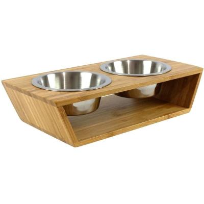 China 2022 Viable Professional Hot Selling Durable Slow Cat Dog Pet Feeder Stainless Steel Bowl Set From Manufacturer for sale