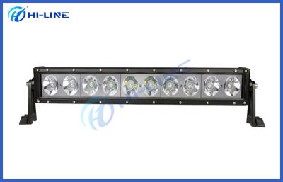 China DC 12v - 24v 100 Watt 4x4 LED Work Light Bars Single Row for 4WD ATV UTE for sale