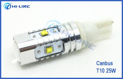 China 25W Canbus T10 W5W LED Width Lamp Error Free LED Instrument Light 450LM for sale