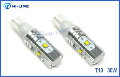 China 30w T10 LED Bulbs W5W 161 194 R3 CREE LED Car White Side Wedge Light Bulbs 480lm 6500k for sale