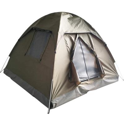 China Extended Type Sell Well New Type 3-4 Person Family High PU10000mm Oxford Outdoor Aluminum Tent Dome Camping Waterproof Canvas Tent for sale