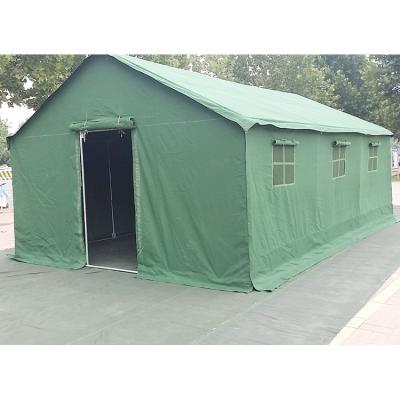 China Extended Type Heavy Duty Tents Wholesale Waterproof Canvas Desert Tents Camp Disaster Relief Events Tent Refugee Heavy Duty Tents Sale for sale