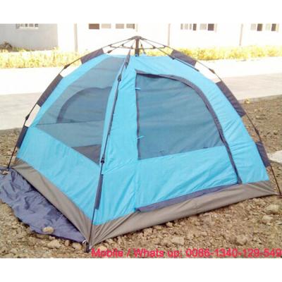 China Diagonal Tethering Type Fast Automatic Pop Up Outdoor Sport Camping Tent Sale Family 3-4 Person Automatic House Tent-Camping To Increase Travel for sale