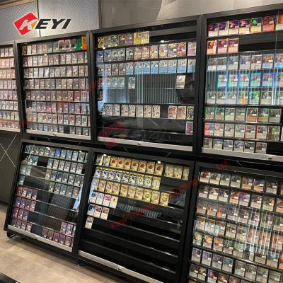 China Graded Sports Card Display Case Baseball Card Display with Clear View Lockable Cabinet for Basketball Collectible Trading Card for sale