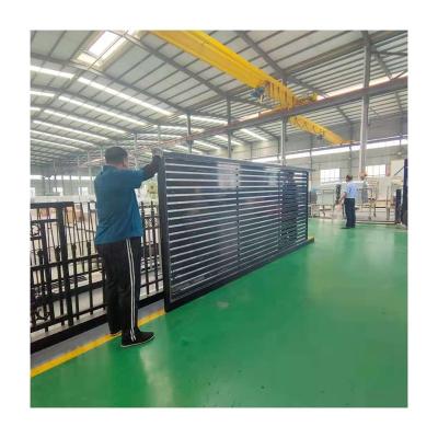 China Easily Assembled Sliding Aluminum Gate Main Livestock Fence Farm Sustainable Eco Design Price for sale