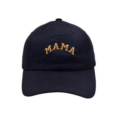 China Various COMMON MOM Hat Embroidery Caps Unstructured Sports Style 100% Cotton Washed Dad Hats Distressed Baseball Cap for sale